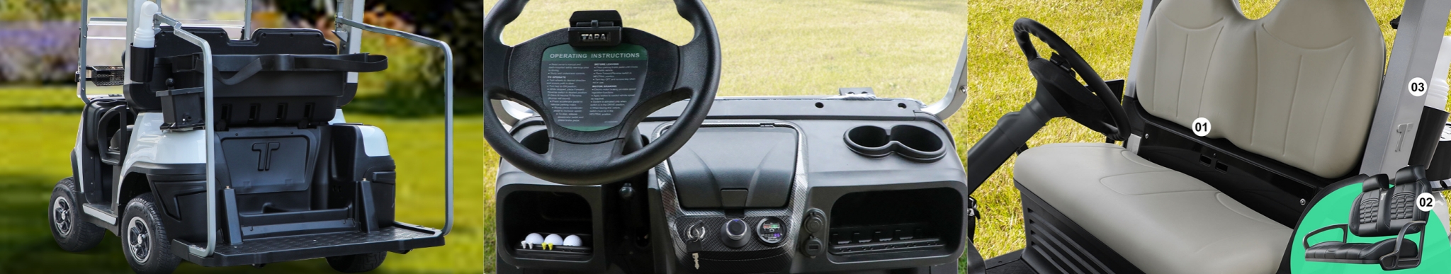 Mga bahin sa tara fleet golf cart